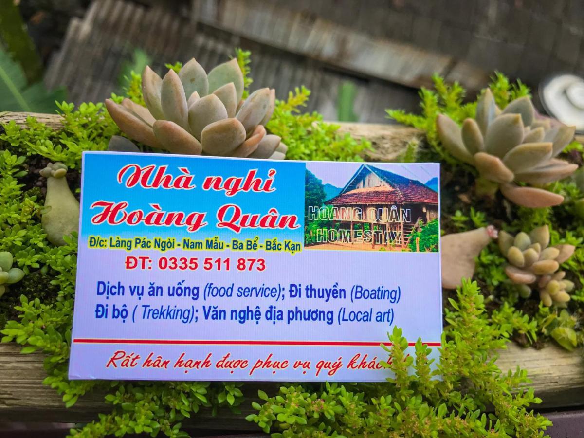 Hoang Quan Homestay Ba Be Kültér fotó